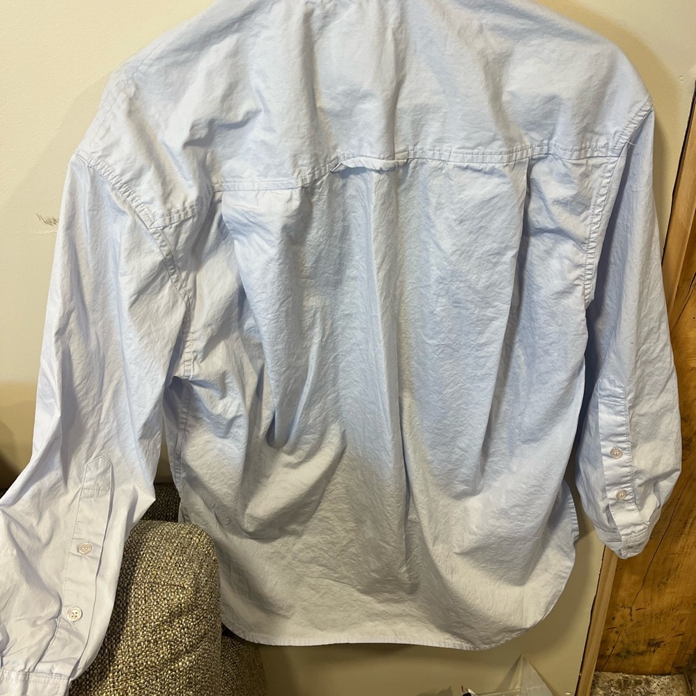 Citizens of Humanity Blue Casual Button Down Shirt - Picture 3 of 5